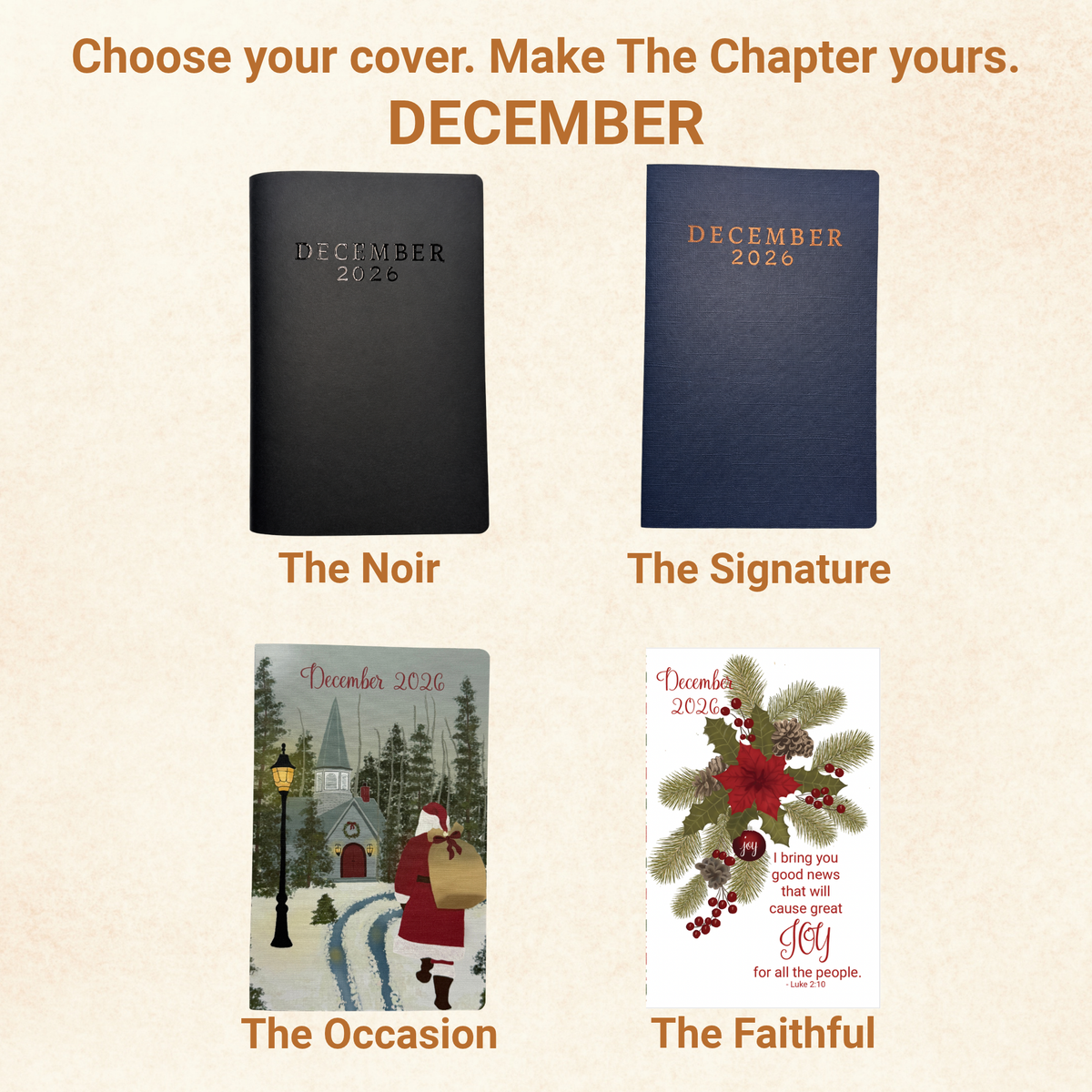 The Chapter | December One-Month Planner