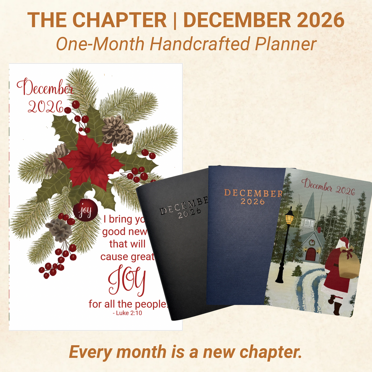 The Chapter | December One-Month Planner